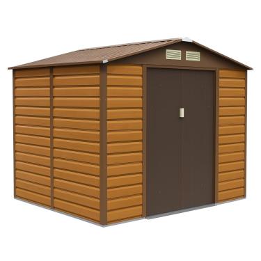 Imagem de Deposito De Aço Casa Container Armário Abrigo Jardim Exterior 213x131x192cm - Dallas