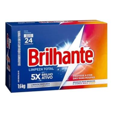 Imagem de Sabão Em Pó Brilhante Limpeza Total 1,6kg