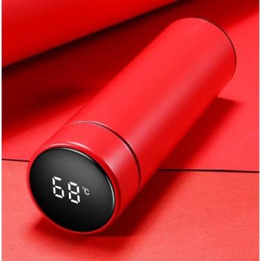 Imagem de Garrafa Térmica Inteligente Sensor De Temperatura Digital Led Café Chá