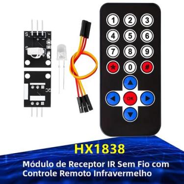 Imagem de Módulo De Controle Remoto Infravermelho Sem Fio, Kit Receptor IR DIY H