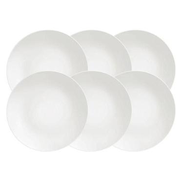 Imagem de Kit Prato Raso Tramontina Sophia Em Porcelana Decorada 28 Cm 06 Peças 