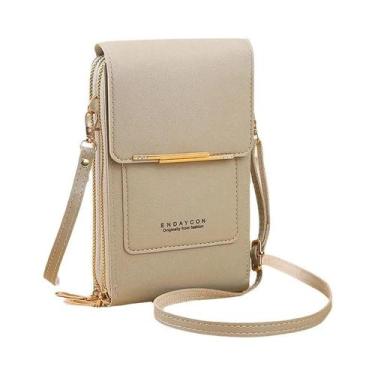 Imagem de Bolsa De Celular Com Tela Sensível Ao Toque Para Mulheres, Porta Cartõ