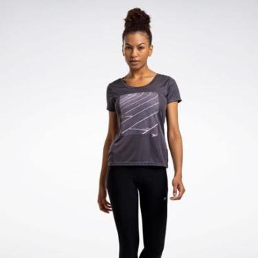 Imagem de Camiseta Reebok W Utility Print SS Tee Feminina-Feminino