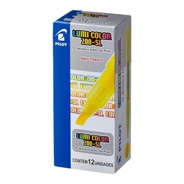 Imagem de Marca Texto Lumi Color 200-SL Amarelo Neon 12 Unidades - Pilot