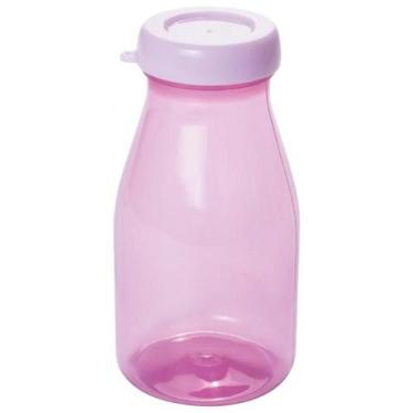 Imagem de Garrafa Milk Mini Garrafinha De Água Squeeze Infantil 390ml Volta às A