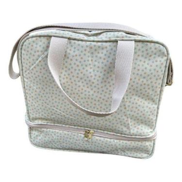 Imagem de Bolsa Maternidade Lancheira Estampada Mamãe Bebê Alyaht - - Bolsaria A