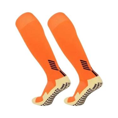Imagem de Meias De Futebol Antiderrapantes Até O Joelho Em 11 Cores Para Homens,