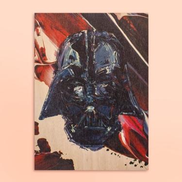 Imagem de Quadro Star Wars Darth Vader Tpc Retangular 43,5CM X 31,5CM X 1CM em Madeira Compensado Naval para Decoração