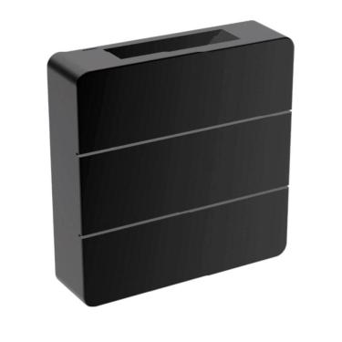 Imagem de Arandela de Parede Clean LED Aletada 6W 3000K Dois Fachos Preto Blumenau Iluminação