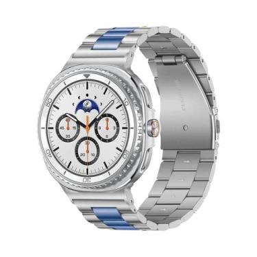 Imagem de Pulseira De Aço Inoxidável De 46mm Para Samsung Galaxy Watch8 Classic,