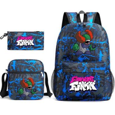 Imagem de Conjunto de mochilas  Nights Anime School Mochila para crianças - Yiwe