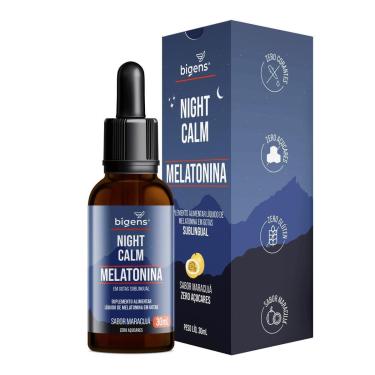 Imagem de Melatonina Night Calm em Gotas 30ml - Bigens-Unissex