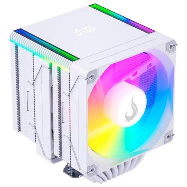 Imagem de Air Cooler Gamer Rise Mode Temp 8 White, ARGB, AMD e Intel, 120mm, Bra