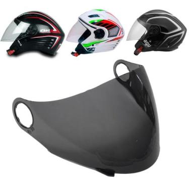 Imagem de Viseira Para Capacete Fw3 X Open Antirrisco - POLIVISOR, Fume