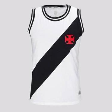 Imagem de Regata Vasco Anos 70 Branca-Masculino