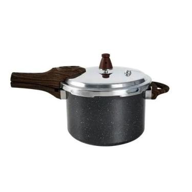 Imagem de Panela de Pressão 4,2 Litros Brinox Ceramic Life Pressure Fundo de Ind
