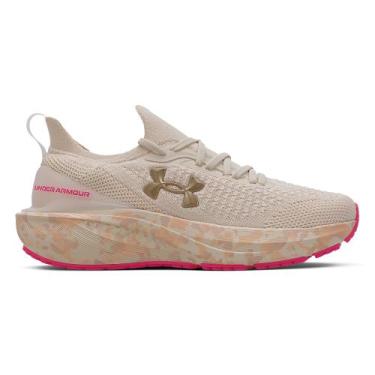 Imagem de Tênis de Corrida Under Armour Charged Quicker 2 Feminino, Bege, 41