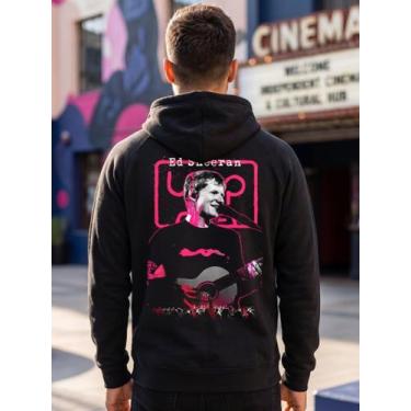 Imagem de Moletom Unissex - Ed Sheeran - Loop Tour - Premium Tamanho:GGCor:Preto