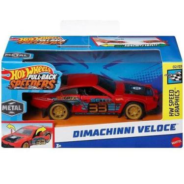 Imagem de Carro HOT Wheels Pullback Mattel HPR70 Dimachinni Veloce VM