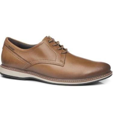Imagem de Sapato pegada casual em couro ref 125151 masculino, Marrom, 42