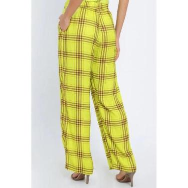 Imagem de calça wide leg estampada lima lança perfume (502cf001405)- P