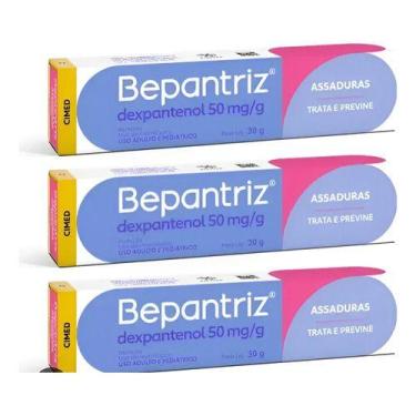 Imagem de Kit Bepantriz Cimed Para Cuidado Da Pele Do Bebê C/3 Tubos Fragrância: