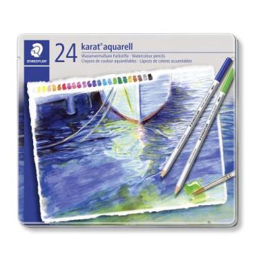 Imagem de Lápis de Cor Aquarelável 24 Cores Staedtler Karat