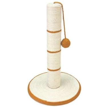 Imagem de Arranhador Para Gato Torre Pino Laranja C/ Brinquedo E Sisal - America