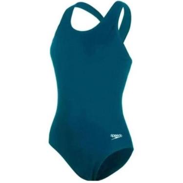 Imagem de Maiô Speedo Racerback - Verde Escuro, Verde escuro, P