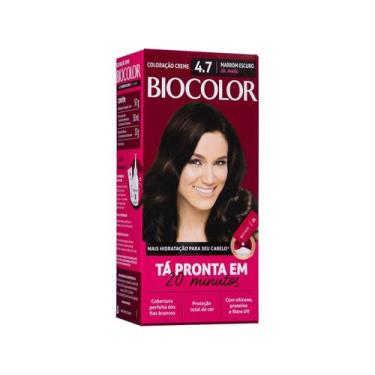 Imagem de Coloração Creme 4.7 Marrom Escuro Da Moda - Biocolor, Marrom Escuro