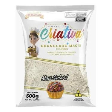 Imagem de Granulado Branco 500g para Confeitaria e Decoração de Doces - Ki-Kakau