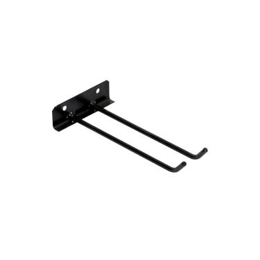 Imagem de Suporte para Vassouras E095POM Organizador de Parede Aço Carbono Preto para Limpeza e Organização Ouro Minas 20CM