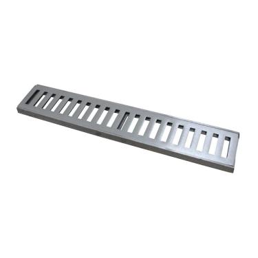Imagem de Ralo Grelha Linear 7107GDA Captação de Águas Pluviais Alto Padrão de Qualidade Escovado GDA Industria e Distribuidora