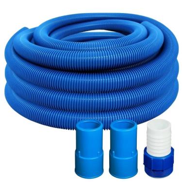 Imagem de Acessório para Piscina Mangueira para Limpeza Flexível Flutuante 05 Metros com 02 Ponteiras e 01 Adaptador Sol e Água