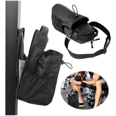 Imagem de Bolsa Academia Magnética Ombro Treino Musculação Preta - Lux Hair, Pre