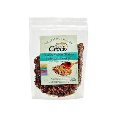 Imagem de Granola de Aveia, Linhaça e Tâmara Zero Açúcar Sem Glúten Leve Crock 2
