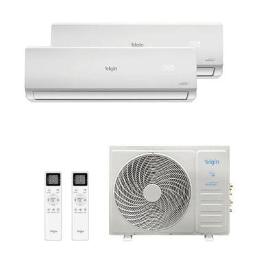 Imagem de Ar Condicionado Multi Split Elgin Inverter 18000 BTUS 2x Evap Hi Wall 