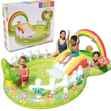Imagem de Piscina Playground Meu Jardim 450L - Intex, Playground Meu Jardim