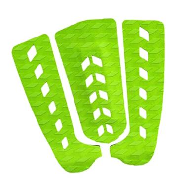 Imagem de 3pcs Surfboard Surf Paddleboard Traction Pad Tail Pad Pad, Verde