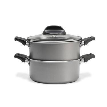 Imagem de Cozi-Vapore Brinox Cor & Vapor Prata – 16 cm