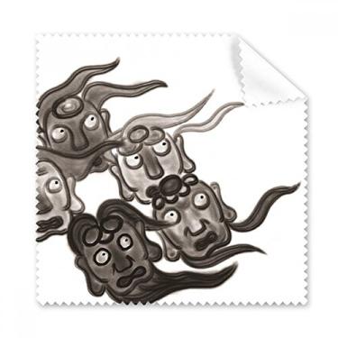 Imagem de Pano de limpeza chinês estilo cinco Goblins limpador de óculos de tela de telefone 5 peças