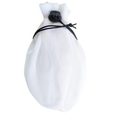 Imagem de Kit 12 Coador de Voal para Leite Vegetal Suco Verdes Detox Kefir Coalhada Vegetal