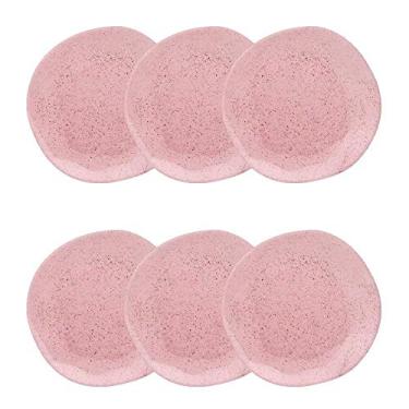 Imagem de Conjunto de Pratos Fundos 22,5 cm 6 peças Ryo Pink Sand - Oxford