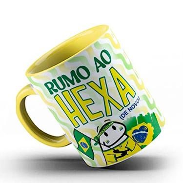 Imagem de Caneca Flork Futebol seleção Brasil rumo Hexa 2