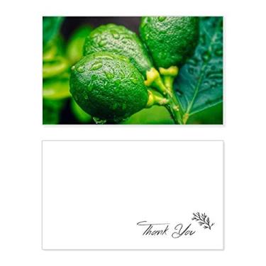 Imagem de Foto de frutas frescas limão foto cartão de agradecimento papel de aniversário saudação apreciação de casamento