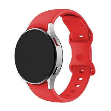 Imagem de Pulseira Sport Borboleta LTIMPORTS, compativel com Galaxy Watch 6 - Galaxy Watch 5 - Galaxy Watch 4 (Vermelho)