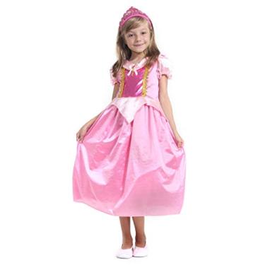 Imagem de Fantasia Princesa Rosa Std Infantil Sulamericana 927003-G