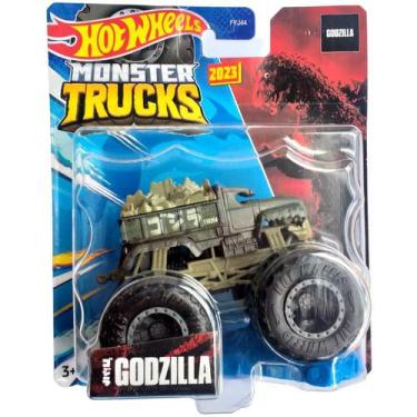 Hot Wheels Monster Trucks Bone Shaker veículo fundido em escala 1:24 com  rodas gigantes para crianças de 3 a 8 anos Ótimo presente Caminhões de  brinquedo grandes escalas em Promoção na Americanas