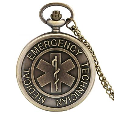 Imagem de TORALF Relógio de bolso Colar de quartzo pingente relógio relógio de bolso antigo relógio com corrente de suéter