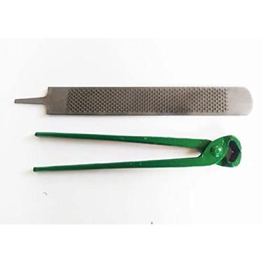 Imagem de Torquês Torquesa + Grosa P/Casqueamento Ferrador Cavalo